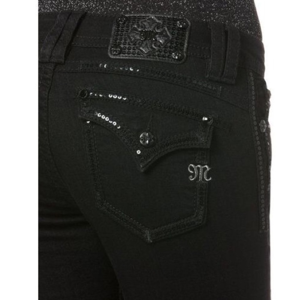 Miss Me Black Embellished Skinny Jeans